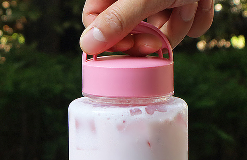 아이스 용기 손잡이캡 보틀 - 650ml 1개 물병 물통 상세 이미지 9